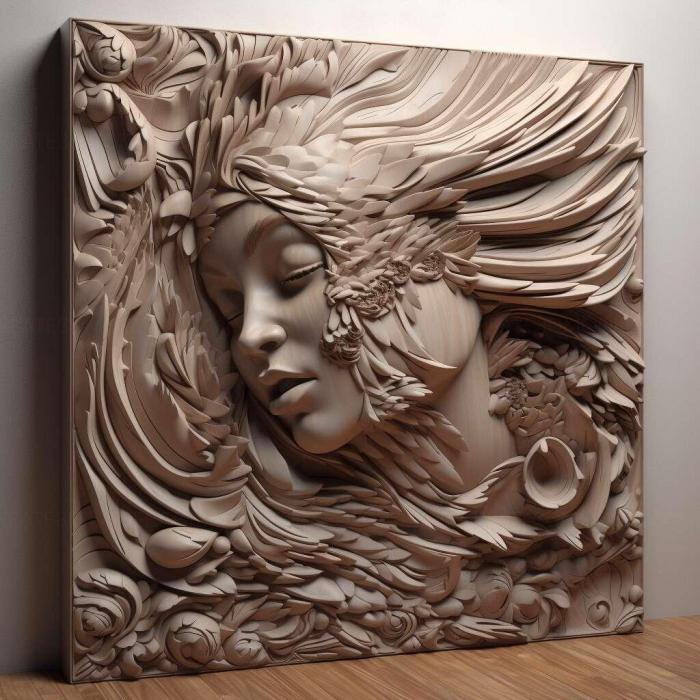 نموذج ثلاثي الأبعاد لآلة CNC 3D Art 